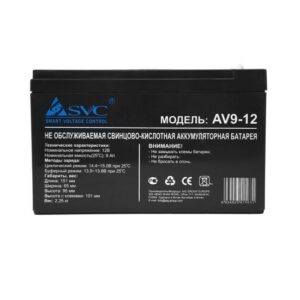 АКБ SVC AV9-12 12В 9 Ач — изображение 3