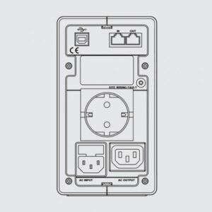 L310002 ИБП Niky 600ВА IEC USB