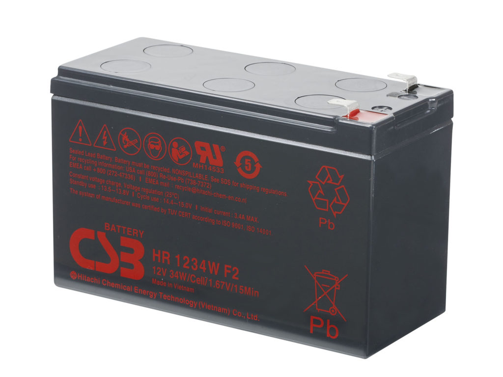 Аккумулятор csb hr1234w
