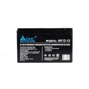 Аккумуляторная батарея SVC AV(VP)12-12 12В 12 Ач — изображение 2