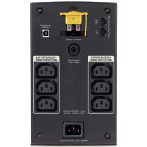 APC Back-UPS 1400, IEC (Линейно-интерактивные, Напольный, 1400 ВА, 700 Вт) — изображение 2