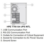 HPE T750 G4  (Линейно-интерактивные, Напольный, 750 ВА, 525 Вт) (1)