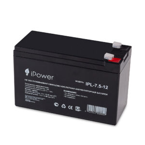 Аккумуляторная батарея IPower IPL-7.5-12 12В 7.5 Ач — изображение 1