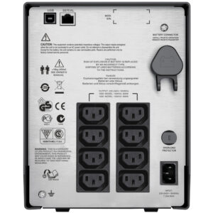 APC Smart-UPS C 1500, ЖК-экран, 230 В (Линейно-интерактивные, Напольный, 1500 ВА, 900 Вт) — изображение 3