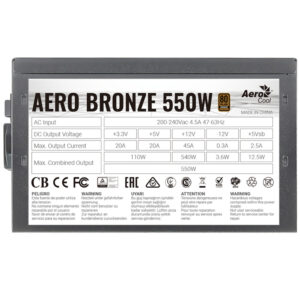 Aerocool AERO BRONZE 550 (550 Вт) — изображение 3