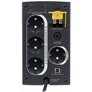 APC Back-UPS 650 (Линейно-интерактивные, Напольный, 650 ВА, 390 Вт) — изображение 3