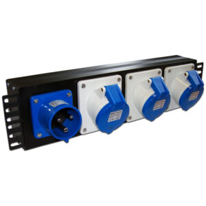 LANMASTER Блок розеток 19" однофазный, 1х3 IEC309, 32A 250V — изображение 1