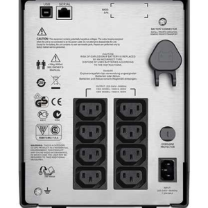 Источник бесперебойного питания APC Smart-UPS SC, Line-Interactive, 1500VA / 900W, Tower, IEC, LCD, USB, SmartSlot — изображение 4