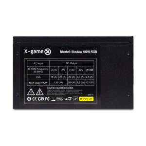 Блок питания X-Game Shadow 400W-RGB — изображение 3