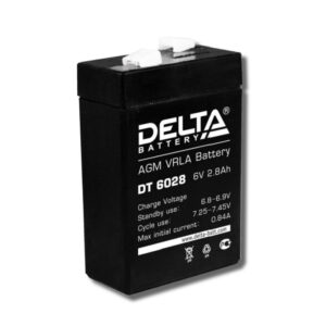 Delta Battery DT 6028 (6В) — изображение 1