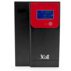 3Cott 3C-3000-MCSE (Линейно-интерактивные, Напольный, 3000 ВА, 1800 Вт) — изображение 1