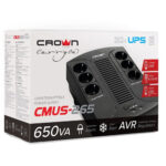 CROWN CMUS-265  (Линейно-интерактивные, Напольный, 650 ВА, 360 Вт) (4)