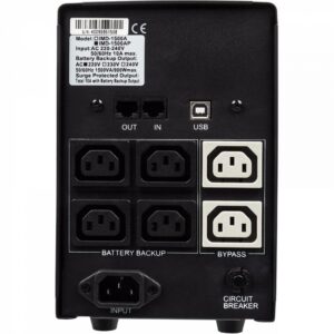 Powercom IMPERIAL Line-Interactive 1500VA / 900W (Линейно-интерактивные, Напольный, 1500 ВА, 900 Вт) — изображение 2