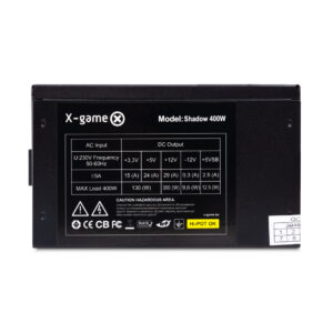 Блок питания X-Game Shadow 400W — изображение 3