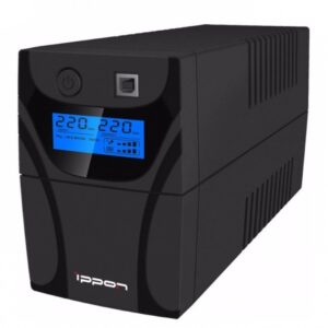 IPPON Back Power Pro LCD 600 (Линейно-интерактивные, Напольный, 600 ВА, 360 Вт) — изображение 1