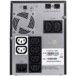 AEG PROTECT B 1500 (Двойное преобразование (On-Line), Напольный, 1500 ВА, 900 Вт) — изображение 3