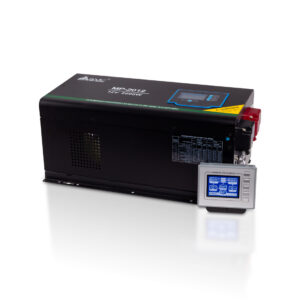 Инвертор, SVC, MP-2012, Мощность 2000ВА/2000Вт, Диапазон работы AVR: 100-290В (режим инвертора), 160-275В (режим ИБП), Вход 12В/220В, Выход 220В/230В, Чистая cинусоида, Зарядный ток 45 А, Время переключения режимов 4-6 мс, Кулер 9 см, Клеммное подключение, Чёрный — изображение 1