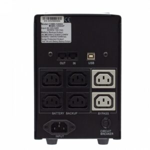Powercom IMD-1200AP (Линейно-интерактивные, Напольный, 1200 ВА, 720 Вт) — изображение 2