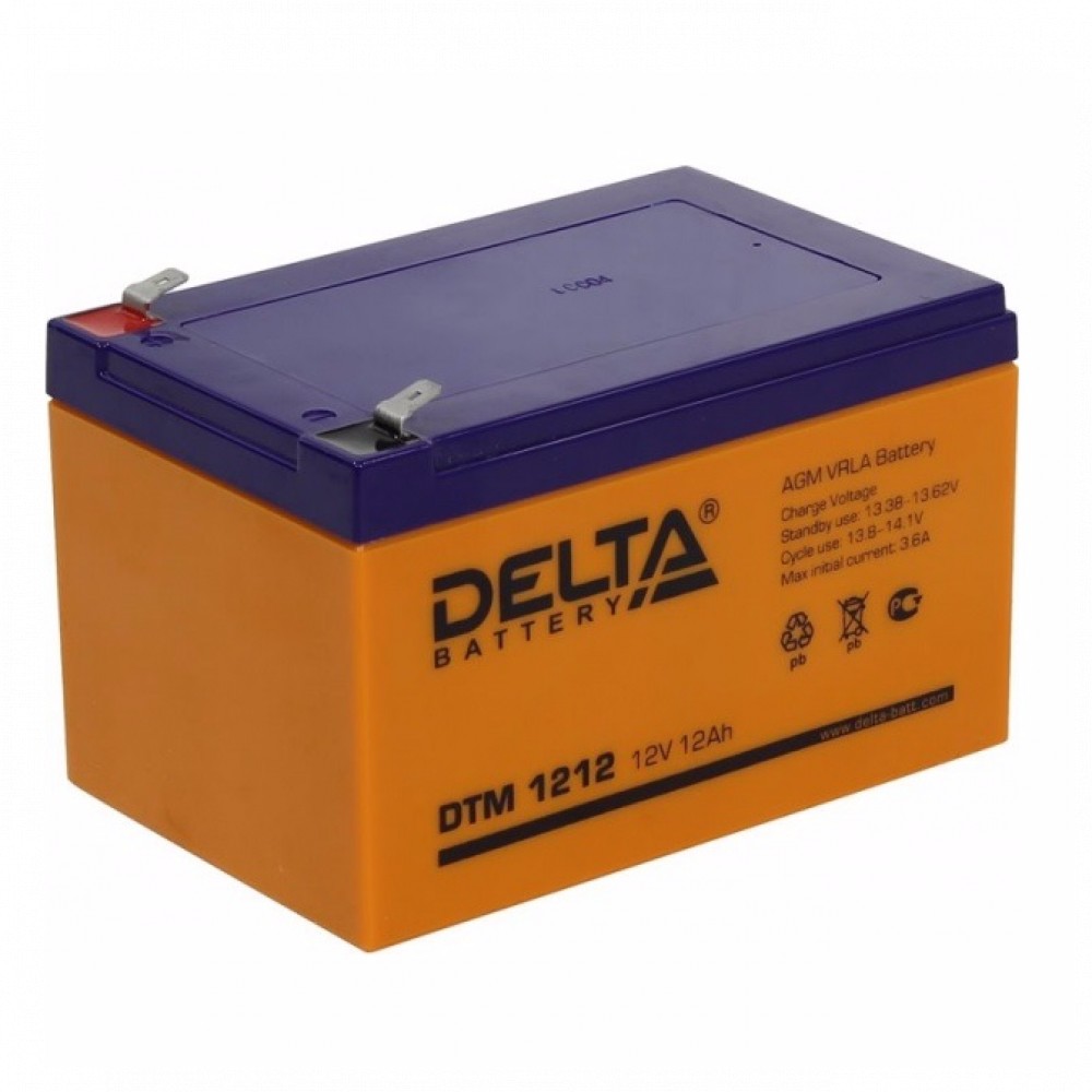 Delta Battery HR 12-12 12V12Ah (12В) - UPS PLUS