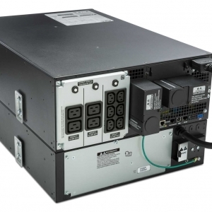 Источник бесперебойного питания APC Источник бесперебойного питания APC Smart-UPS SRT, On-Line, 6000VA / 6000W, Rack/Tower, IEC, LCD, Serial+USB, SmartSlot, подкл. доп. батарей — изображение 3
