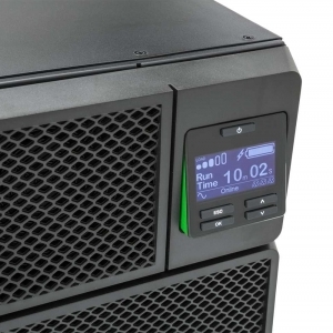 Источник бесперебойного питания APC Источник бесперебойного питания APC Smart-UPS SRT, On-Line, 6000VA / 6000W, Rack/Tower, IEC, LCD, Serial+USB, SmartSlot, подкл. доп. батарей — изображение 8